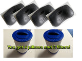 4 (four) Vita spa pillows (no logo) and 2 (two) PMAX 50 filter elements BUNDLE! Free Shipping!